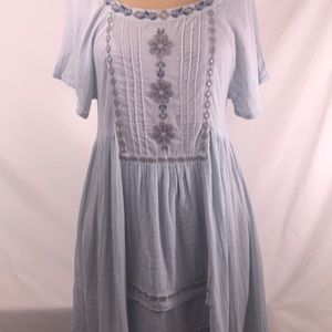 Free people baby blue dress, size S